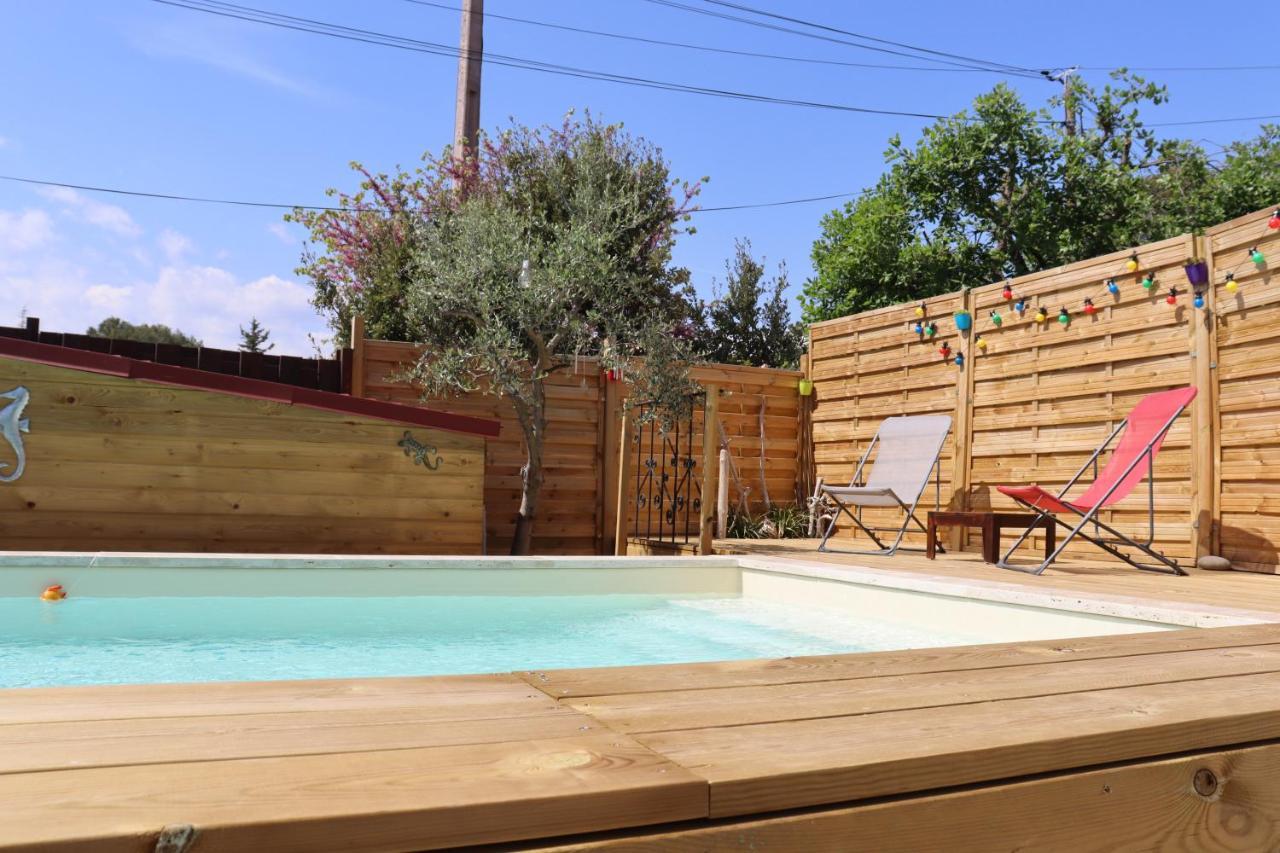 Gite Lapaz/Jacuzzi Prive/Piscine ドラギニャン エクステリア 写真